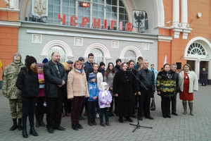 Потяг Єднання України «Труханівська Січ» прибув на Чернігівщину