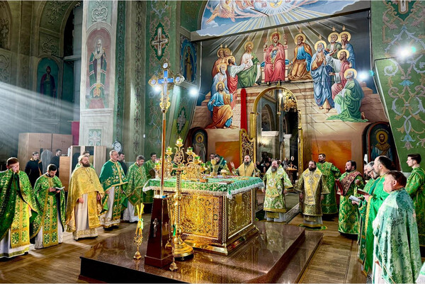 У день памʼяті преподобного Лаврентія Чернігівського відбулася Божественна Літургія