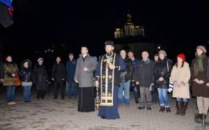 У Чернігові біля Катерининської церкви вшанували Романа Шухевича