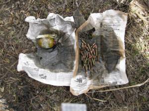 У Чернігівському районі виявлено схованку з гранатами