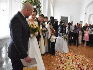 «Шлюб за добу» в Чернігові у День усіх закоханих
