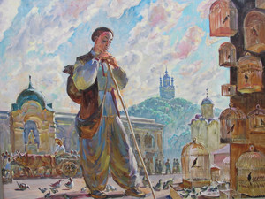 Вперше в Чернігові виставка картин «Основи», присвячена Григорію Сковороді