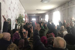Громада української церкви села Ковпита провела першу літургію у власному храмі