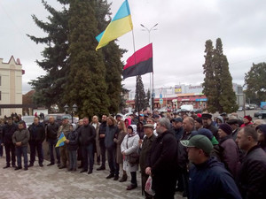 Мітингували на Чернігівщині проти капітуляції
