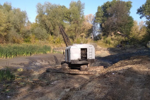 У селі Орлівка Куликівської ОТГ почали розчищати водойму