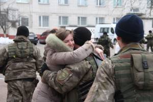 Чернігівські міліціонери повернулися із зони АТО. Фото