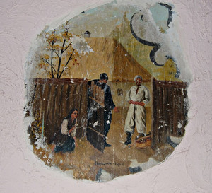 Оригінальні українські фрески виявлені в Одесі у старому будинку