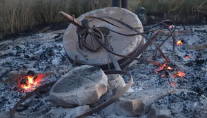 На Чернігівщині згорів 100-річний дерев’яний вітряк