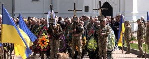 У Катерининській церкві попрощалися з трьома бійцями 1-ї танкової бригади