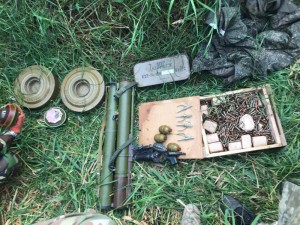 На Чернігівщині виявили сховок зброї та боєприпасів рф