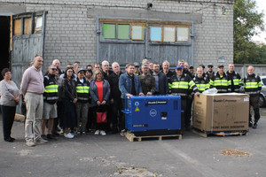 Навчальні заклади Чернігівщини отримали генератори від шведських благодійників