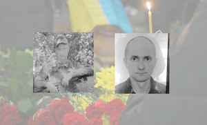 У Чернігові поховали двох бійців: Володимира Михайлова та Віталія Бурлова
